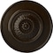 Ekena Millwork Floral Ceiling Medallion, Hand-Painted Bronze, 23 1/2"OD x 2 3/4"P CM23FLBZS - alternate 1